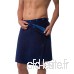 Morgenstern Kilt de Sauna Homme  Longueur 52 x 146 cm  Couleur Bleu foncé  Taille réglable grâce Boutons et élastique  élégant  Doux et Haute qualité - B0169XGISO